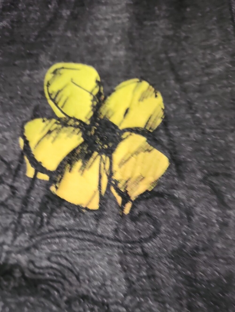 Fox Women's Dark Gray V‑Neck Graphic Tee with Yellow, Pink & Orange Accents - Picture 6 of 6